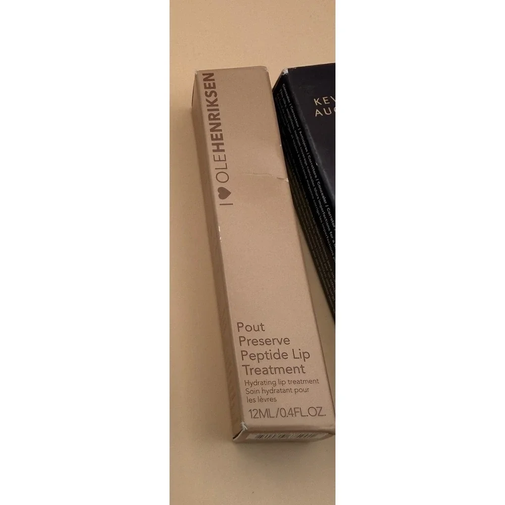 Olehenriksen Pout Preserve Peptide Lip Treatment Creme Brulee 12ml 0.4oz NIB